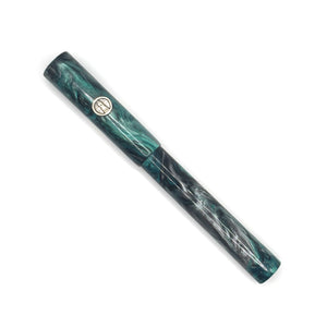 28-C Olive Frog "Deep Teal Waves" #24303