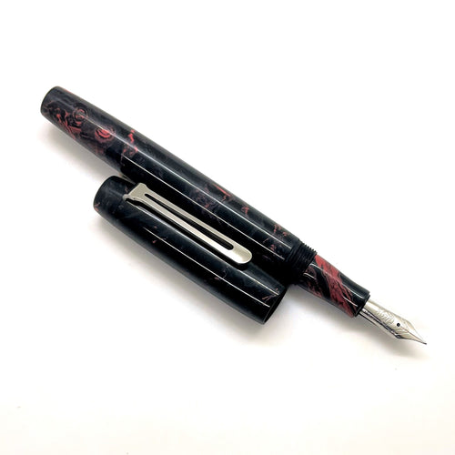 10-R Retro - Black with Red -  #22326